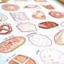 Bread Alphabet Kitchen Art Print Unframed, thumbnail 3 of 5