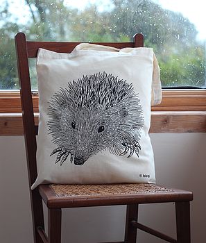 Hedgehog Print Tote Bag, 2 of 2