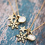 Design Your Own Snowflake Necklace, thumbnail 1 of 7