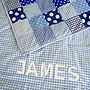 Patchwork Quilt Personalised Girls And Boys, thumbnail 2 of 10