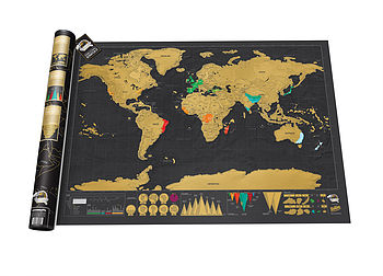 Scratch Map® Deluxe World Map Poster, 5 of 5