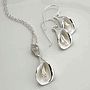 Sterling Silver Calla Lily Jewellery Set, thumbnail 1 of 6