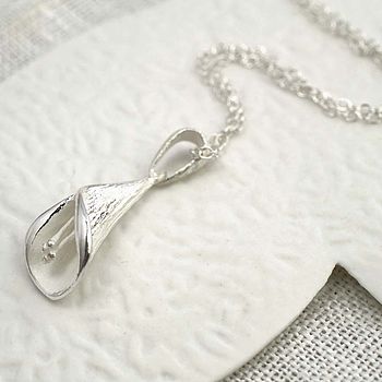 Sterling Silver Calla Lily Jewellery Set, 4 of 6