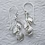 Sterling Silver Leaves Necklace And Earrings Set, thumbnail 3 of 6