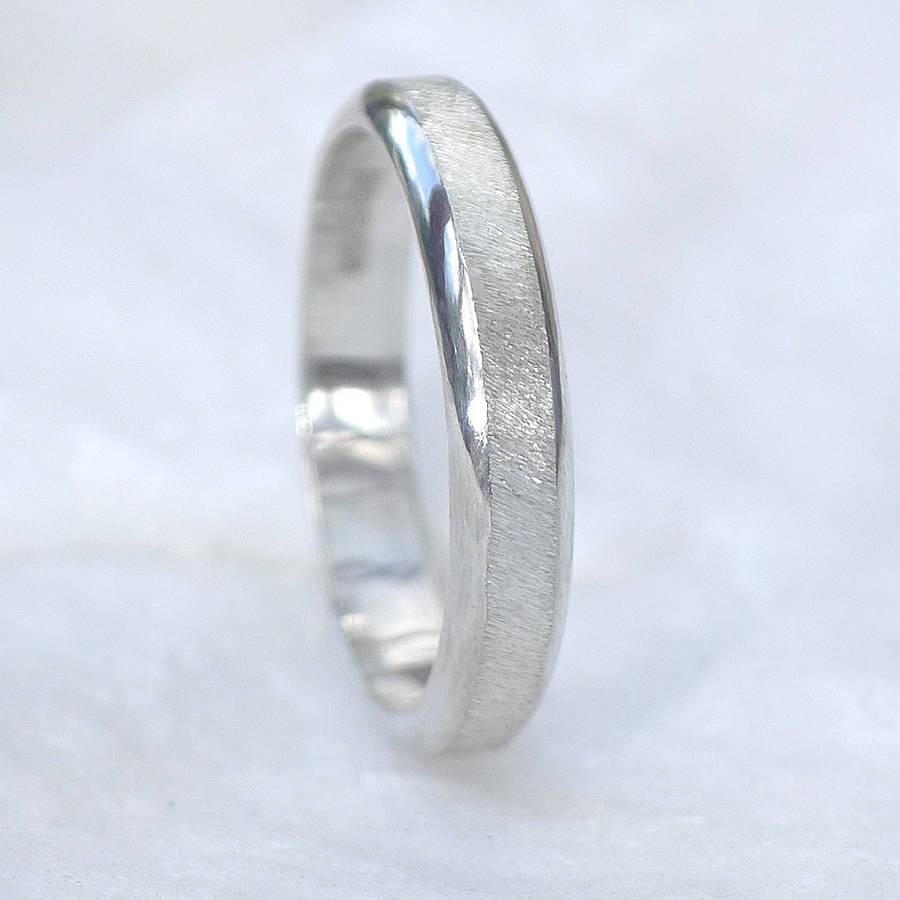 Diamond Cut Textured Sterling Silver Ring By Lilia Nash Jewellery ...