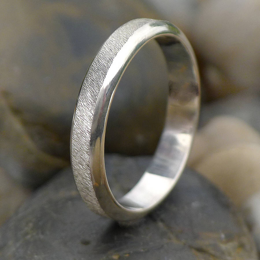 Diamond Cut Textured Sterling Silver Ring By Lilia Nash Jewellery ...