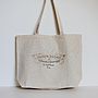 French Sign Canvas Bag, thumbnail 1 of 3