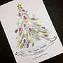 Personalised Fingerprint Christmas Tree, thumbnail 2 of 6