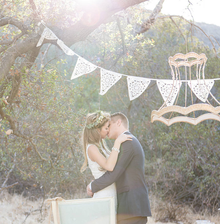 Lace Wedding Bunting Baloolah Bunting