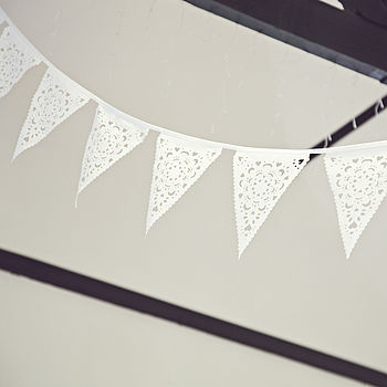 Lace Wedding Bunting, 7 of 12