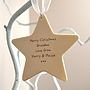 Personalised Christmas Star Decoration, thumbnail 1 of 5