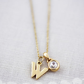 Letter Charm Personalised Necklace | Bloom Boutique