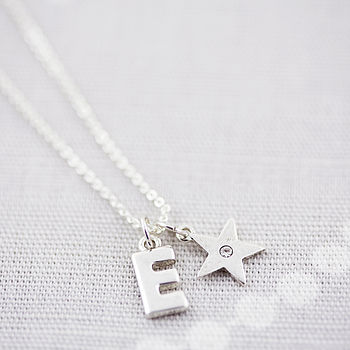 Personalised Chunky Letter Necklace, 9 of 12