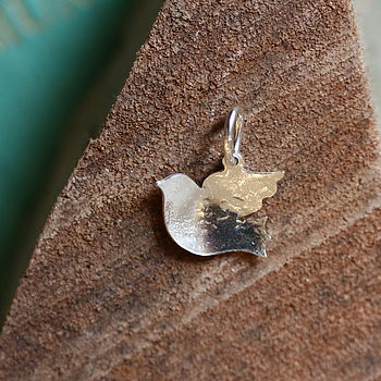 Handmade Medium Silver Initial Pendant, 8 of 11