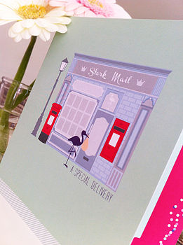 ‘Special Delivery’ New Baby Card, 2 of 2
