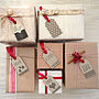 Pack Of Eight Gold Christmas Gift Tags, thumbnail 8 of 8