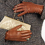 Kate. Women's Silk Lined Button Leather Gloves, thumbnail 7 of 11