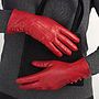 Kate. Women's Silk Lined Button Leather Gloves, thumbnail 1 of 11