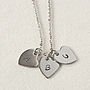 Personalised Stainless Steel Heart Charm Necklace, thumbnail 3 of 5