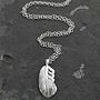 Sterling Silver Feather Necklace, thumbnail 1 of 5