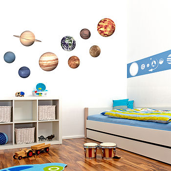 'Space Planet' Wall Stickers, 2 of 3