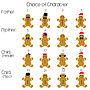 Gingerbread Personalised Family Print, thumbnail 4 of 5