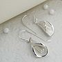 Sterling Silver Calla Lily Dangly Earrings, thumbnail 1 of 6