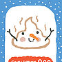 'Snowman POO' Christmas Card, thumbnail 2 of 2