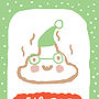 'Elf POO' Christmas Card, thumbnail 2 of 2