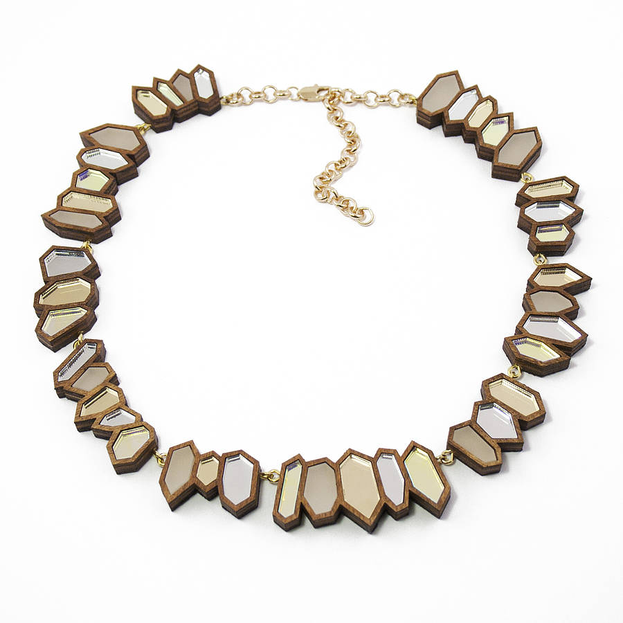 crystal collar necklace by wolf & moon | notonthehighstreet.com