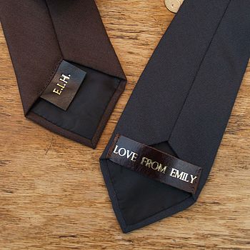 Personalised Cricket Print Wool Tie, 2 of 5