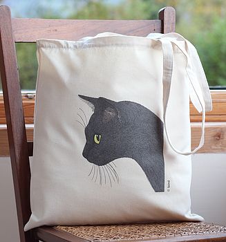Sooty Black Cat Handy Bag By Bird | notonthehighstreet.com