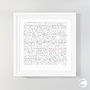 Personalised Word Search Art Print With 100 Words, thumbnail 7 of 12