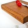 Personalised Wooden Book Chopping Board, thumbnail 4 of 5