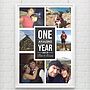 'One Amazing Year' Personalised Photo Print, thumbnail 2 of 4