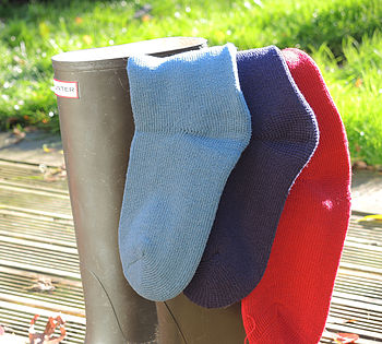 Personalised Welly Boot, Wool Socks, 2 of 6