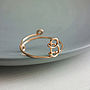 Initial Delicate Personalised Letter Ring, thumbnail 1 of 6