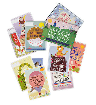 Milestone Baby Card Record Set Of 30, 3 of 9