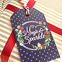 Pack Of Eight 'Berries' Christmas Gift Tags, thumbnail 2 of 5