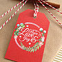 Pack Of Eight 'Berries' Christmas Gift Tags, thumbnail 5 of 5