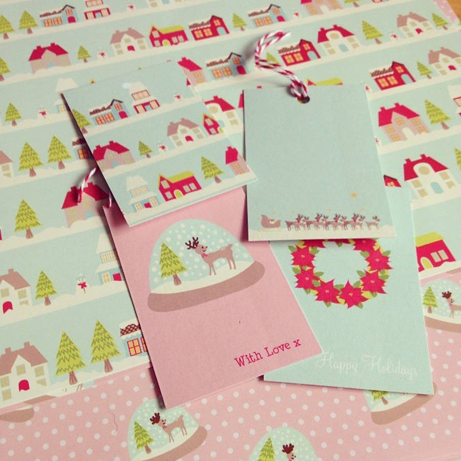 Luxury Tinseltown Christmas Gift Wrap Set By Sarah Hurley