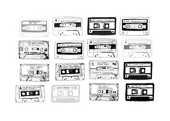 Personalised Play List Cassette Print, 2 of 5