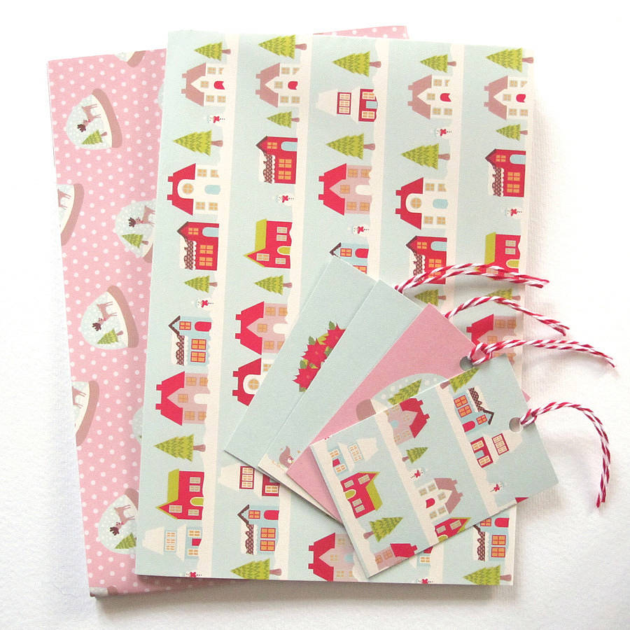 Luxury Tinseltown Christmas Gift Wrap Set By Sarah Hurley