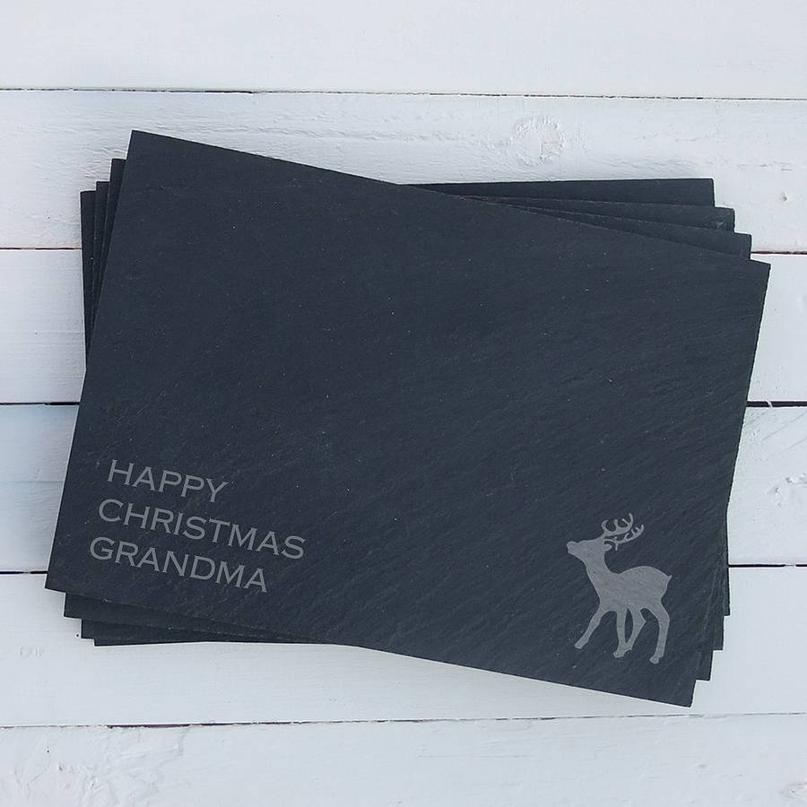 Personalised Slate Coasters And Placemats, 1 of 6