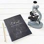 Einstein Science Equation Chalkboard Notebook, thumbnail 1 of 3