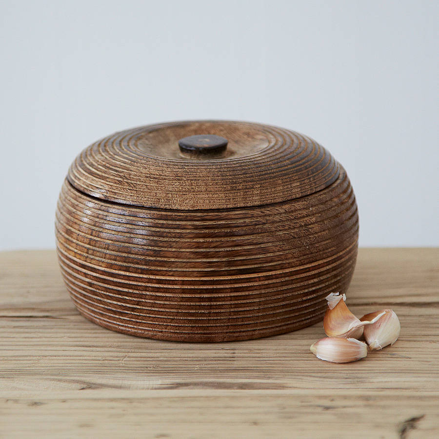 Medium Carved Mango Wood Bowl By Paper High | notonthehighstreet.com