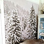 Christmas Snowy Trees Self Adhesive Wallpaper, thumbnail 7 of 9