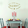 'Eat, Drink And Be Merry' Wall Sticker, thumbnail 2 of 3