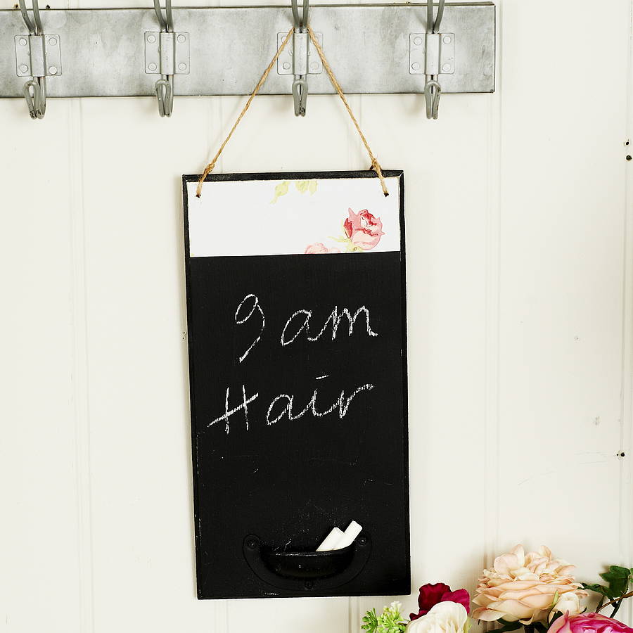 small personalised chalkboard by abigail bryans designs