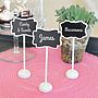Set Of Three Chalkboard Place Card Stands, thumbnail 2 of 3
